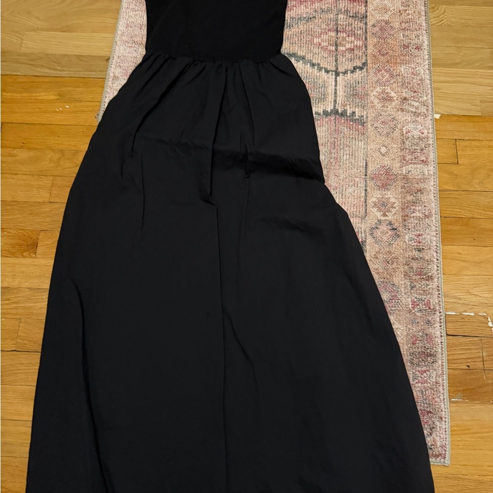 XiRENA Strapless Elegant Black Dress